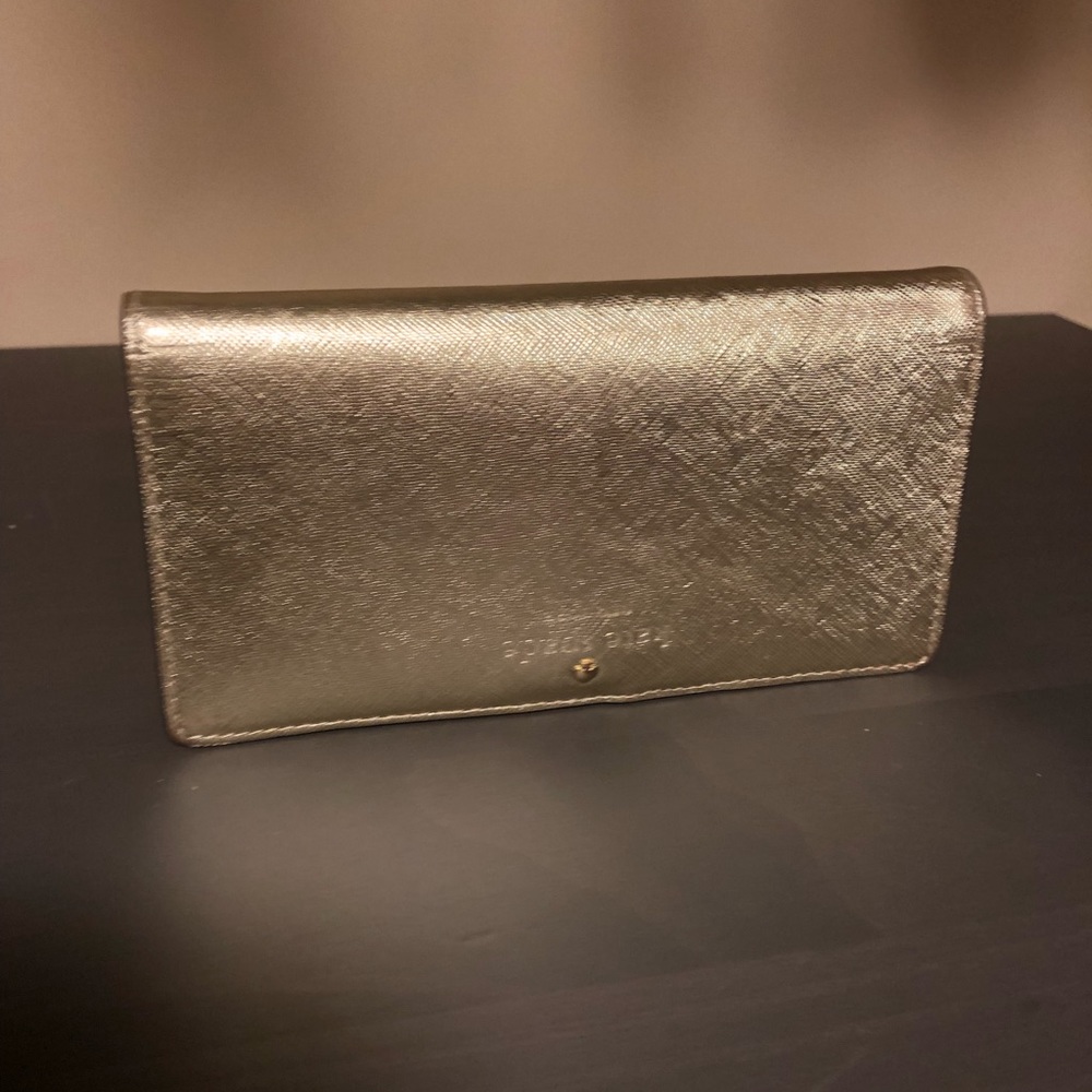 Gold Kate spade wallet